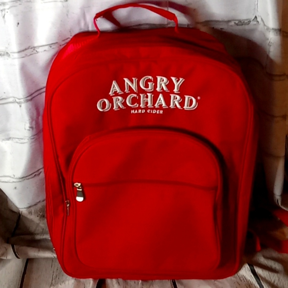 Angry Orchard picnic backpack